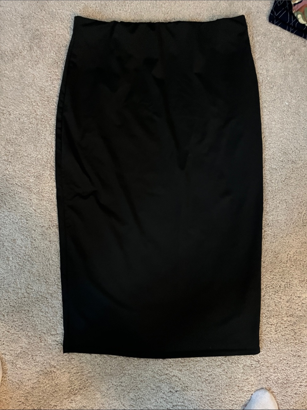 Fashion Nova Black High-Rise Pencil Skirt